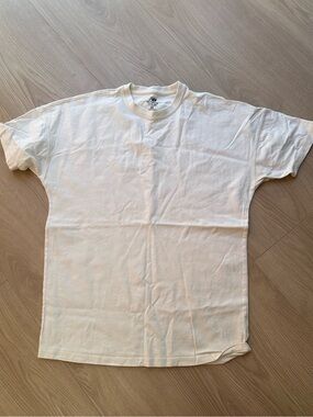 Plain White New Balance Crewneck T-Shirt